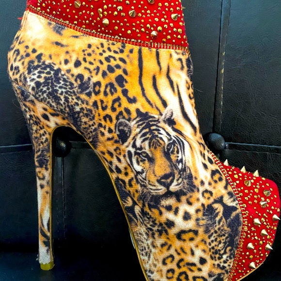 Sexy platform lady high heel ankle boot - Picture 2 of 2